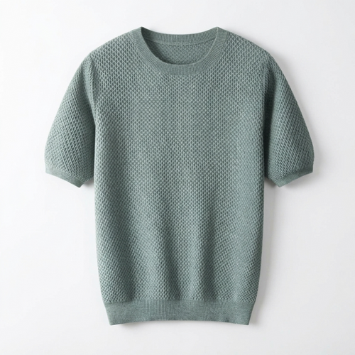 Crestwood - Wool Textured Knit Tee