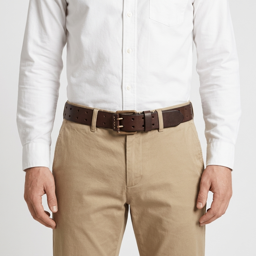 Ironmark – Double Prong Leather Belt