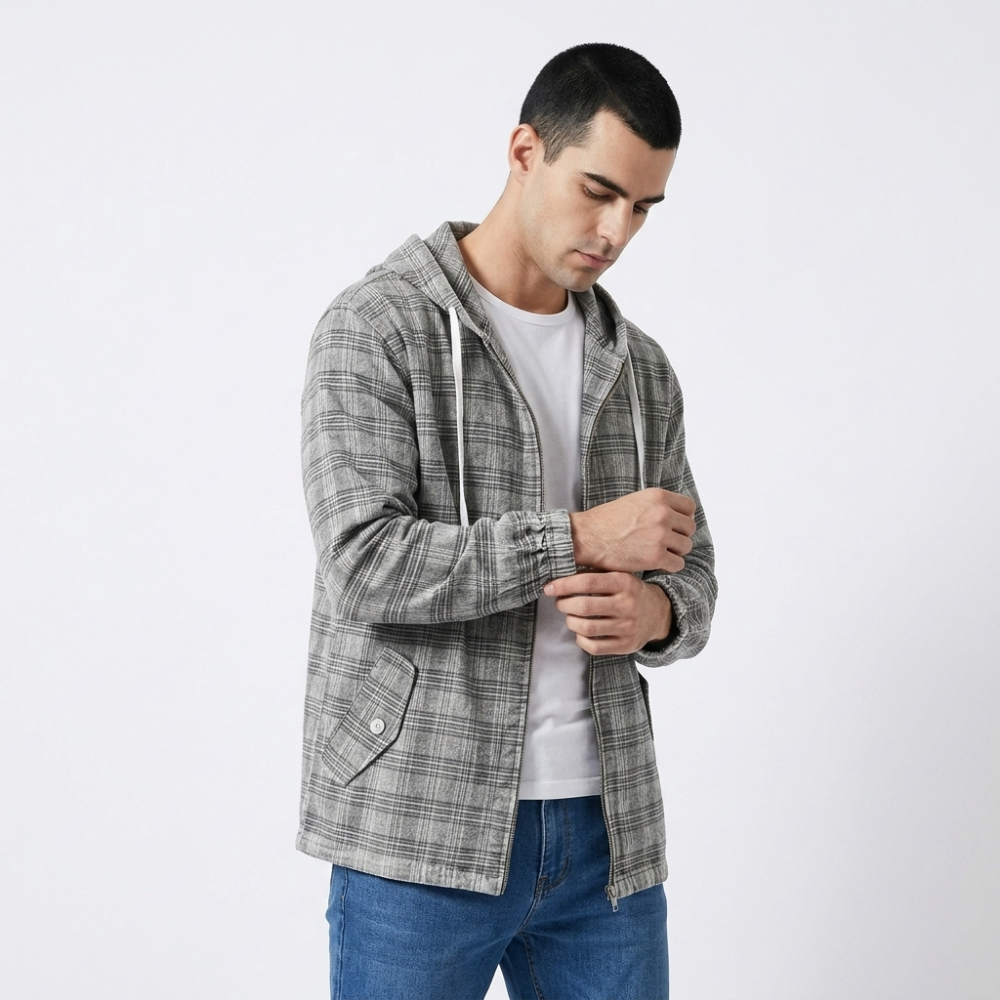 Mesa - Cotton Windbreaker — Gray