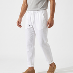 Colburn – Linen Pants — White