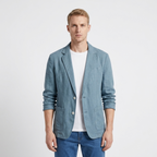 Cassian – Cotton Blazer — Blue