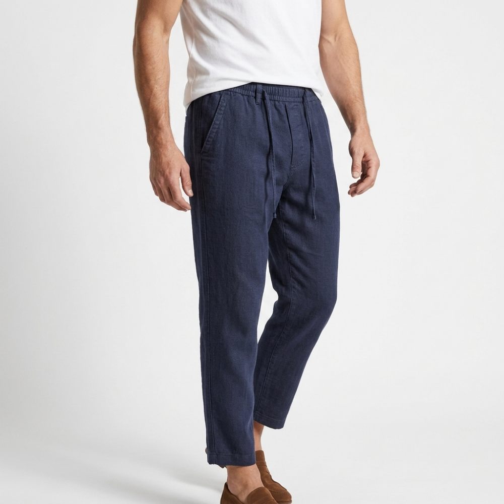 Vaughn – Natural Fiber Pants — Navy