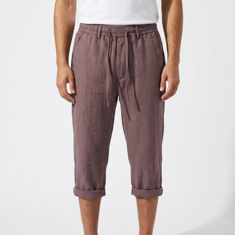 Julian – Cropped Pants — Brown