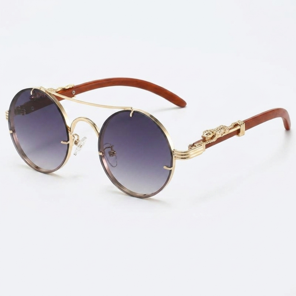 Cheetah - Sunglasses — Obsidian Gold