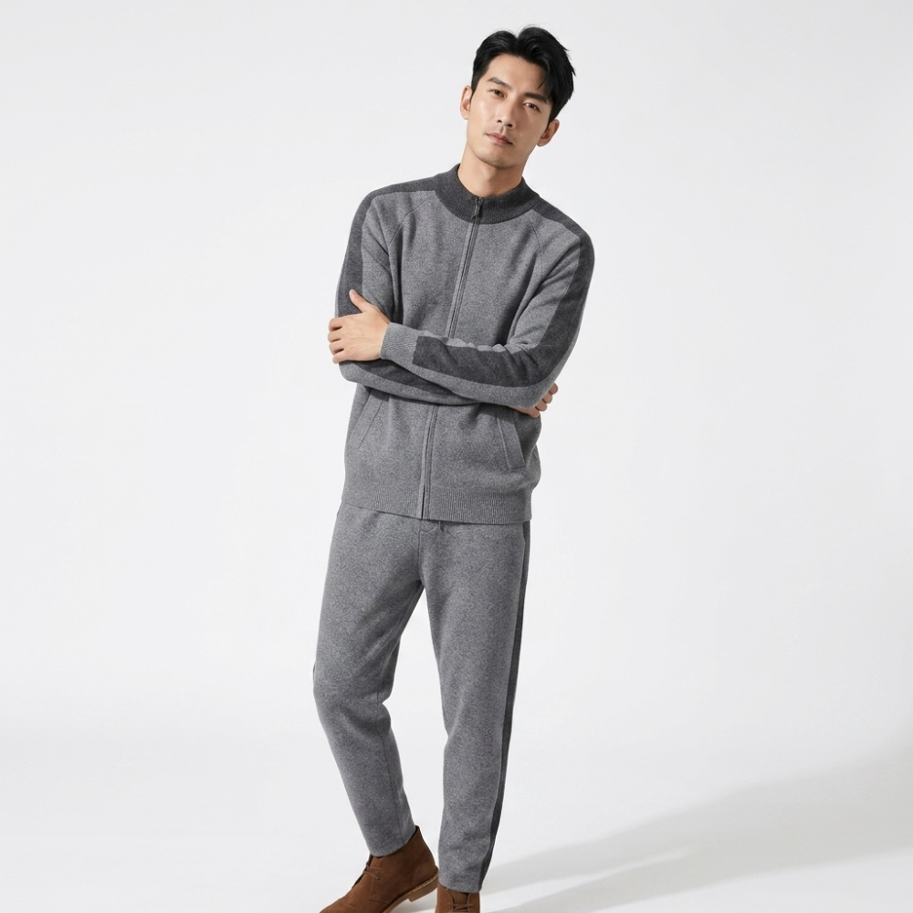 Ascent – Cashmere Wool Set — Gray