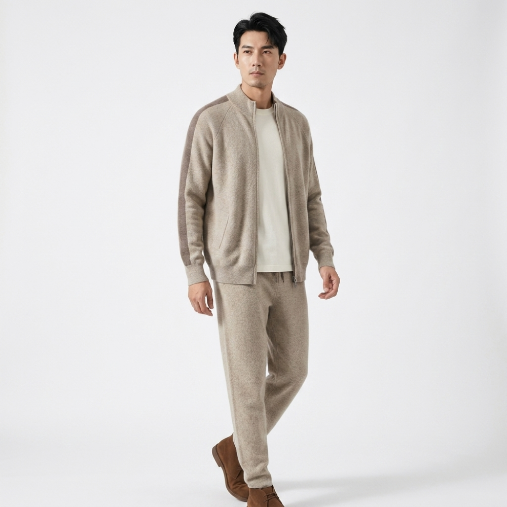 Ascent – Cashmere Wool Set — Tan