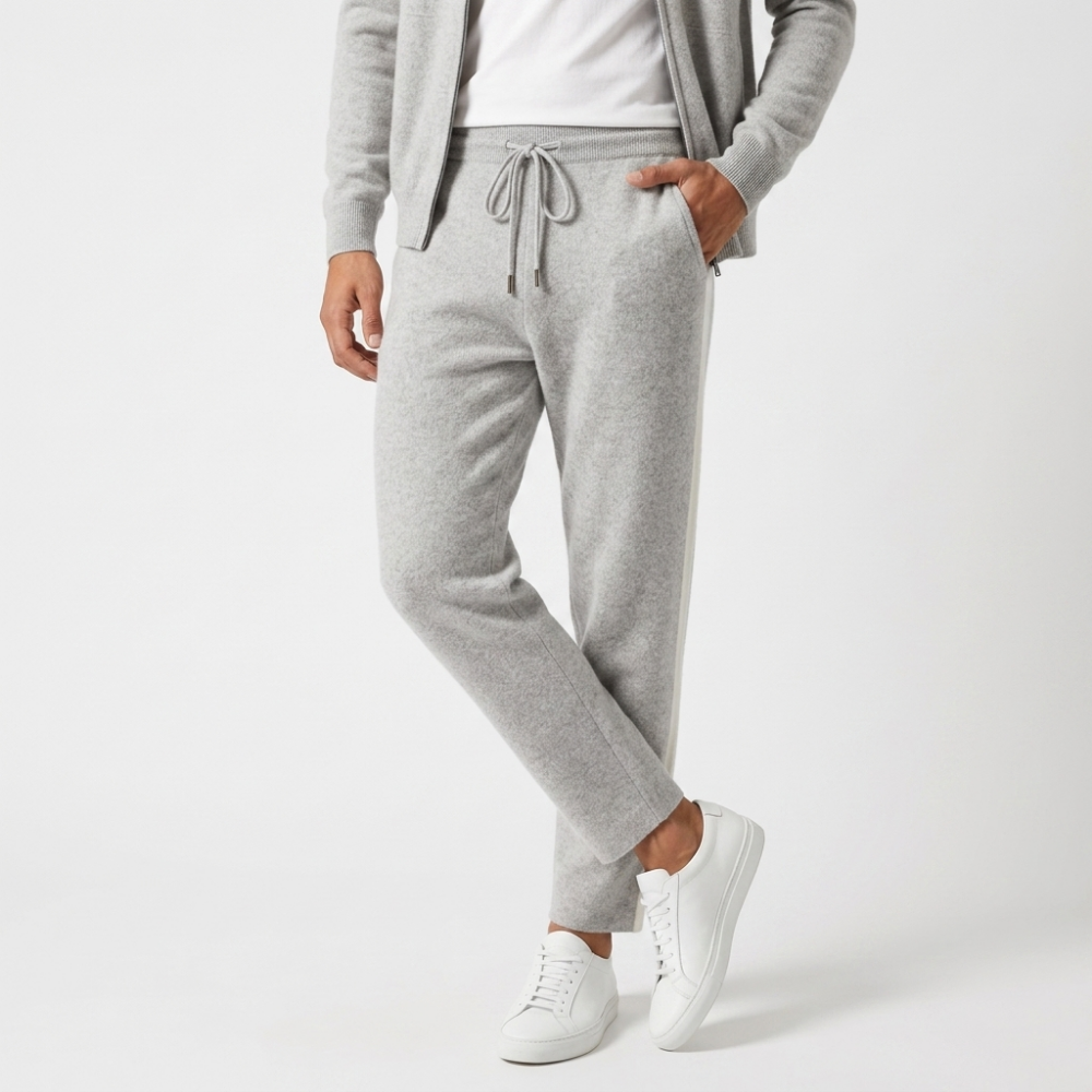 Ravine – Cashmere Wool Joggers — Gray