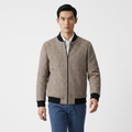 Wexler – Wool Zip-Up Jacket — Tan
