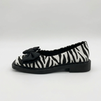 Mara – Slip On Flats — Zebra