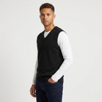 Ashmoor – Merino Wool Vest — Black