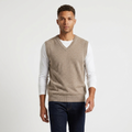 Ashmoor – Merino Wool Vest — Tan