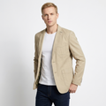 Harlow – Cotton Blazer — Light khaki