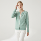 Rivermist – Cashmere Cardigan — Green