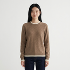 Hollow – Cashmere Crewneck — Khaki