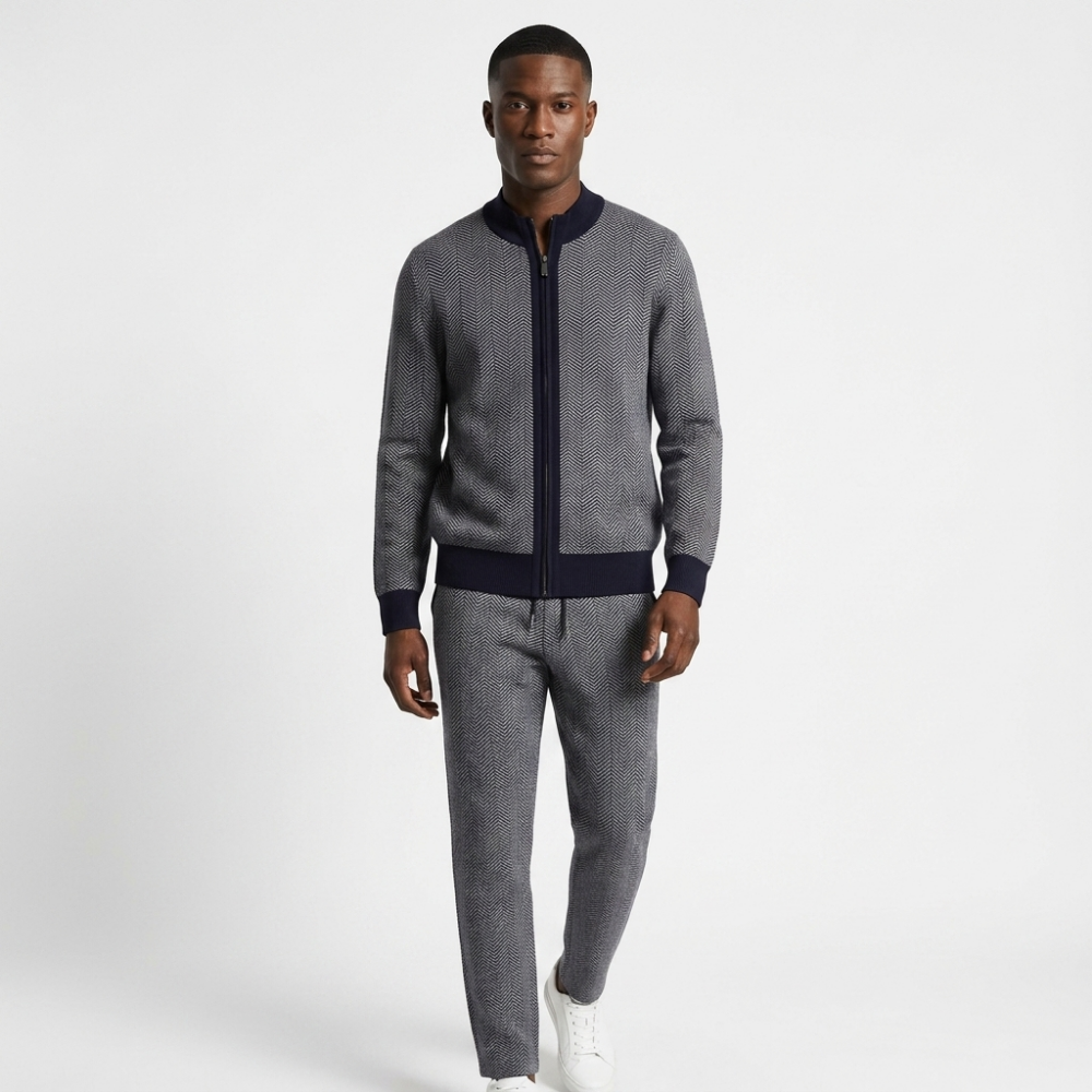 Cliffweave – Wool Jogger Set — Gray