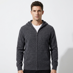 HavenPeak – Wool Hoodie — Gray/Dark Gray