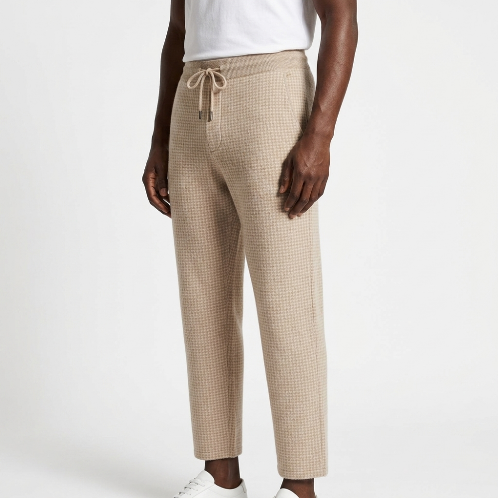 Forgepoint – Cashmere Wool Pants — Light Beige