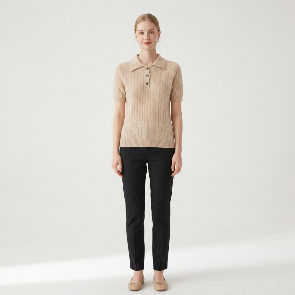 Solstice – Cashmere Wool Polo