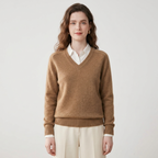 Cliffhaven – Cashmere Wool Sweater — Brown