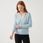 Equinox – Cashmere Wool Polo Sweater