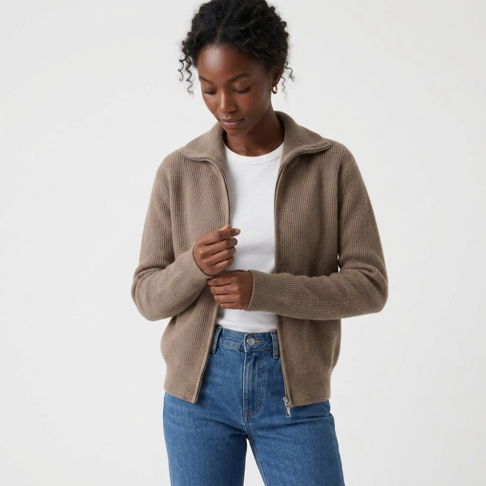 Cloudridge – Cashmere Wool Sweater — Coffee