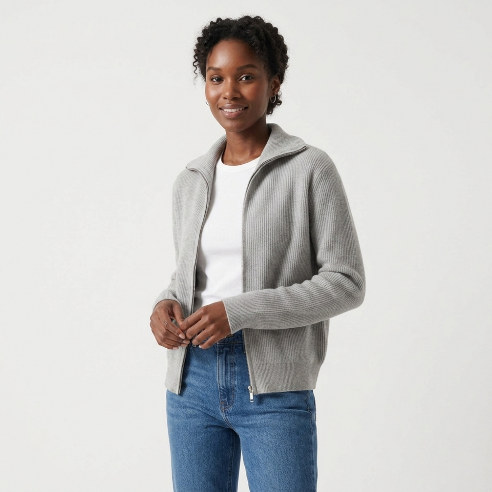 Cloudridge – Cashmere Wool Sweater — Gray