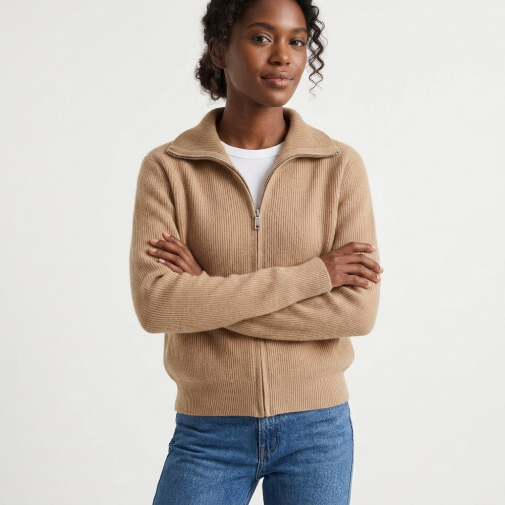 Cloudridge – Cashmere Wool Sweater — Tan