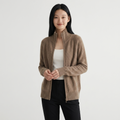 Starline – Cashmere Wool Cardigan — Brown