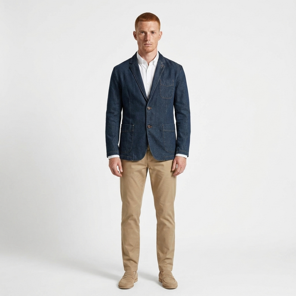 Crestward – Cotton Denim Blazer