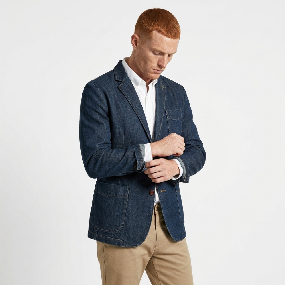 Crestward – Cotton Denim Blazer