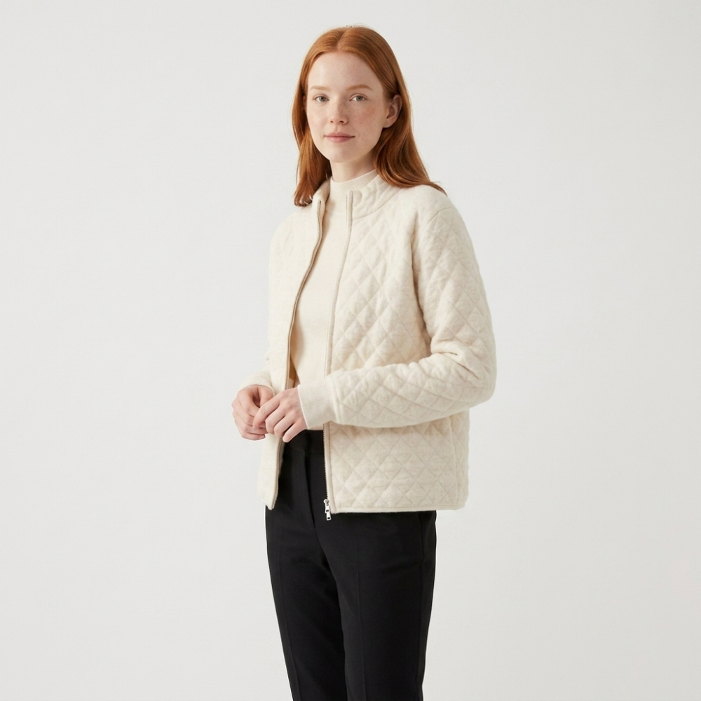 Rivermoor – Cashmere Wool Jacket — White