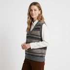 Oakridge – Cashmere Wool Vest — Dark Gray