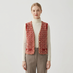 Rootstitch – Cashmere Wool Vest — Red