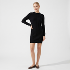 Mistline – Cashmere Dress — Black