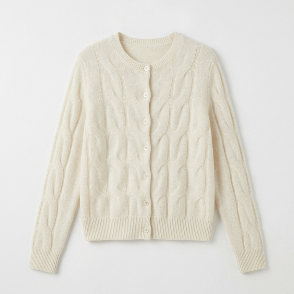Ridgecable – Cashmere Wool Cardigan