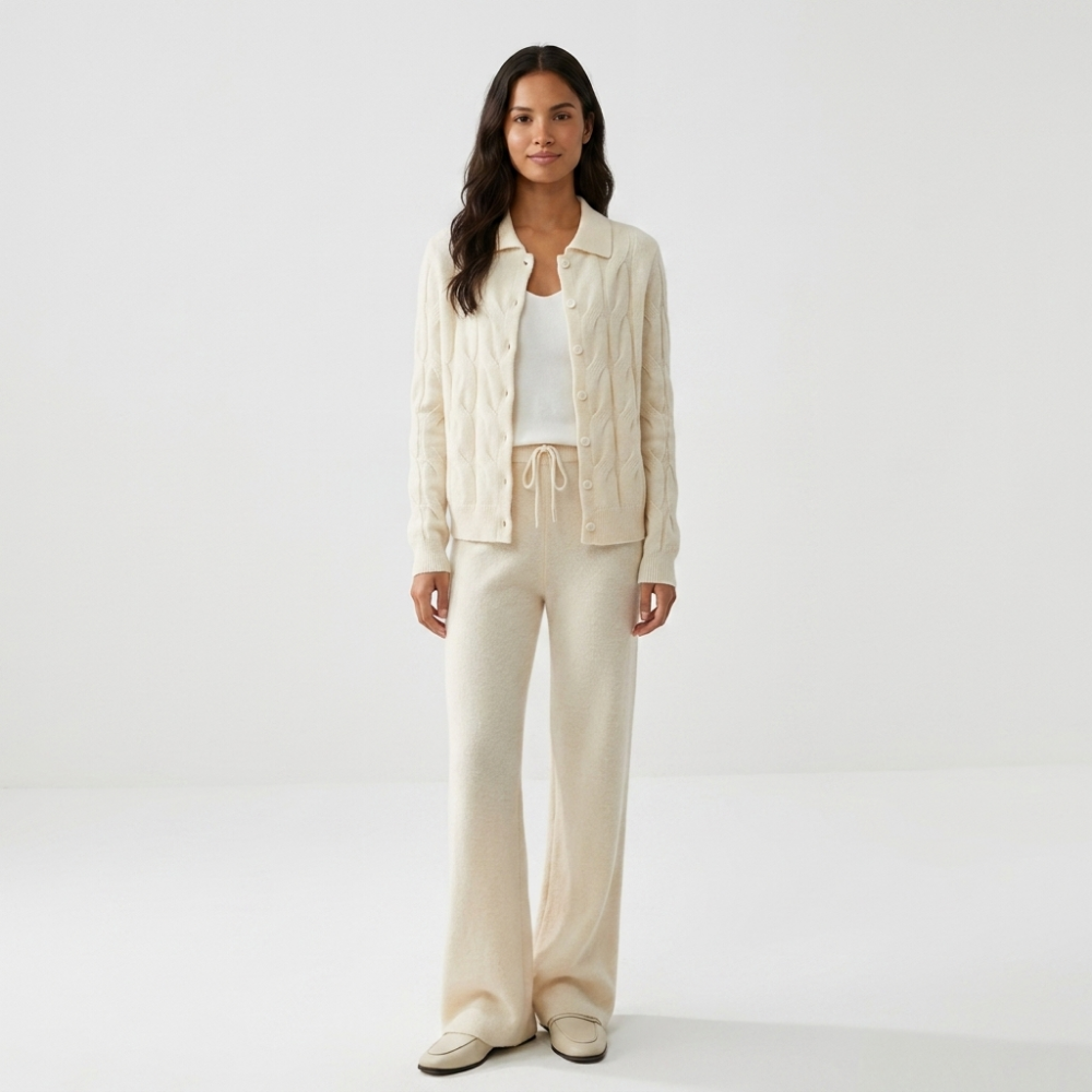 Ridgecable – Cashmere Wool Cardigan