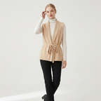 Cliffside – Cashmere Wool Vest — Beige
