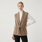 Cliffside – Cashmere Wool Vest — Khaki