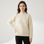 Forgegrid – Cashmere Wool Sweater — White