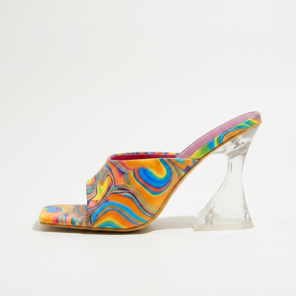 Margaux – Mule Heels — Pink