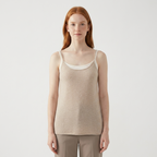Softveil – Cashmere Wool Camisole — Tan