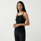 Oakenshield – Cashmere Wool Camisole — Black