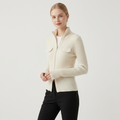Calista – Cashmere Wool Cardigan — White