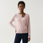 Sylvana – Cashmere Wool Sweater — Pink