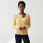Sylvana – Cashmere Wool Sweater — Yellow