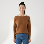 Vesper – Cashmere Wool Sweater — Brown