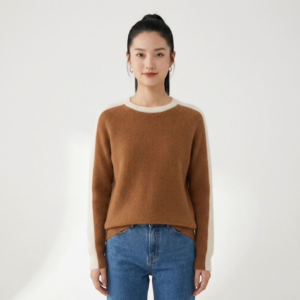 Vesper – Cashmere Wool Sweater — Brown