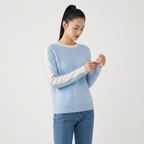 Vesper – Cashmere Wool Sweater — Light Blue