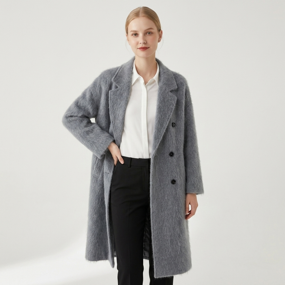 Skyforge – Cashmere Wool Coat — Gray
