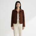 Valethread – Cashmere Wool Blazer — Brown